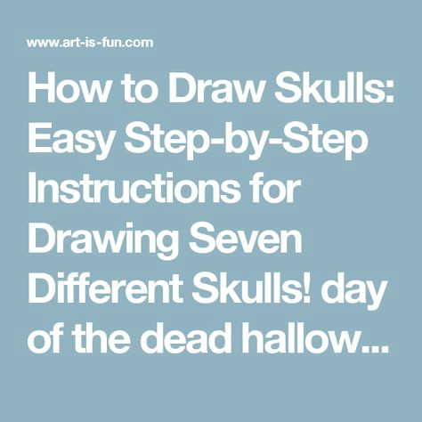 89110d5d511a2cca6aa5e9f29a78d5db how to draw skulls halloween art jpg