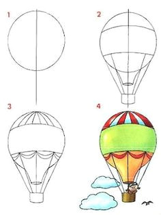 0faffafb9b1e008da452a150107e5fca learn to draw how to draw a hot air balloon jpg