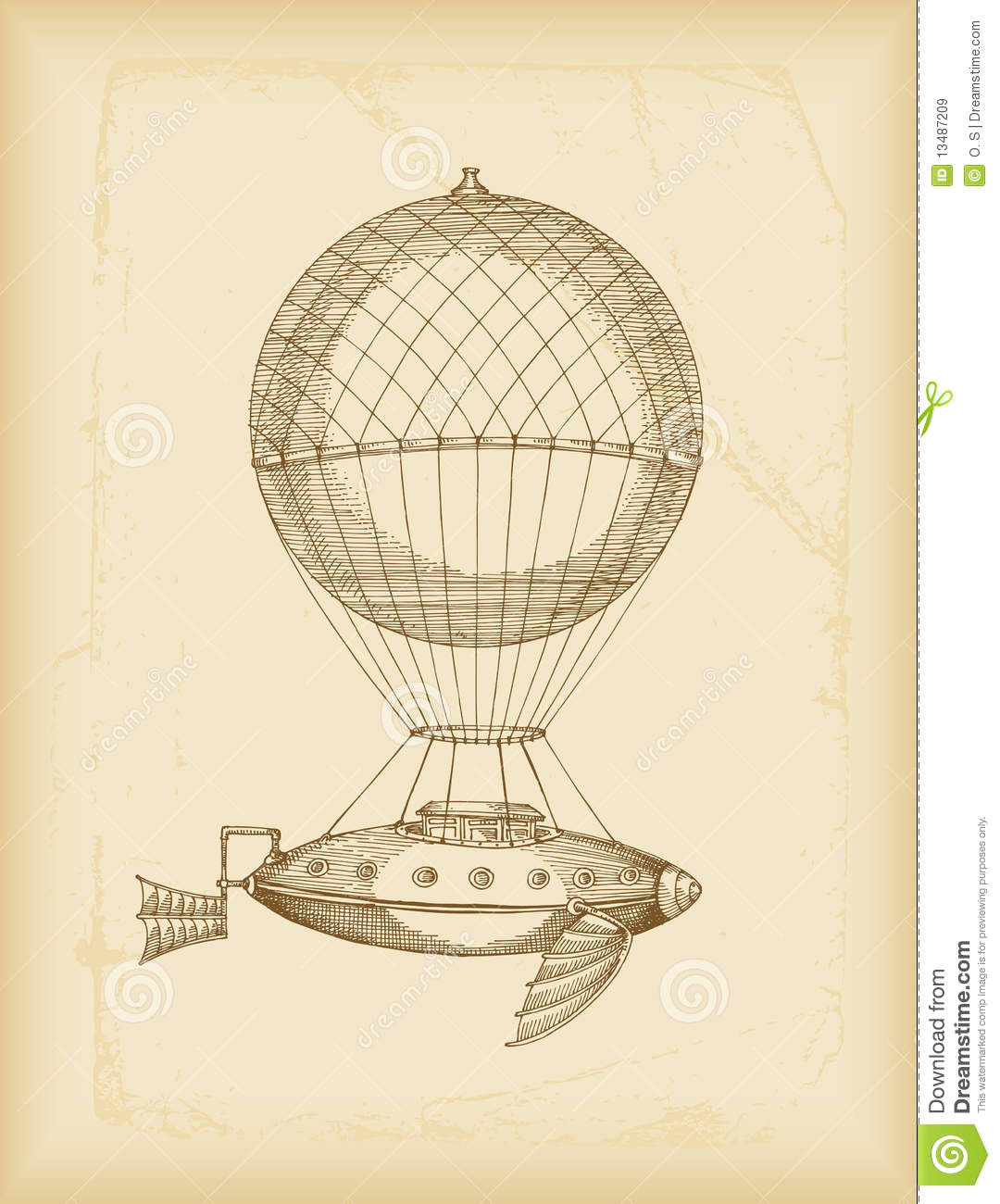 flying machine sketch 13487209 jpg