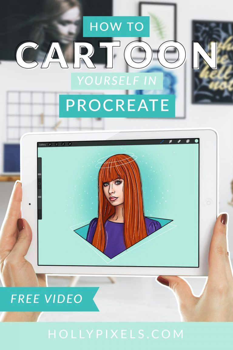 Easy Procreate Drawings How to Cartoon Yourself In Procreate