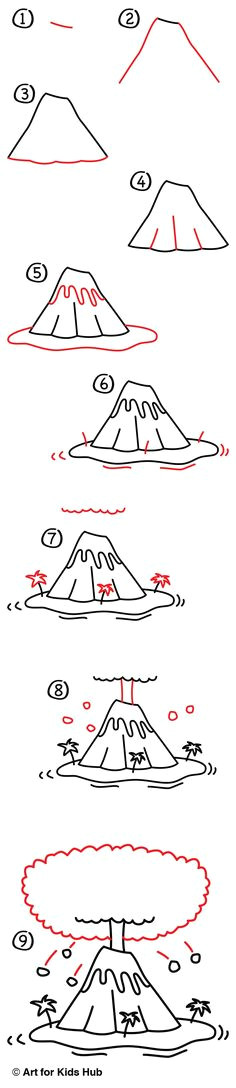 a0f7b5cf0937fb3fd9b89bce2e49b4ed learn how to draw volcanoes jpg