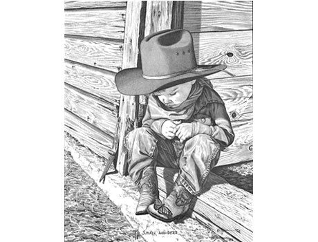 Easy Western Drawings Small Wonders Pencil Drawings Cowboy Art Western Art