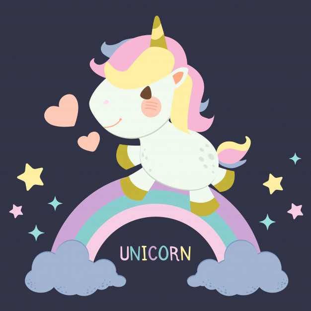 character od cute unicorn standing pastel rainbow 77984 480 jpg