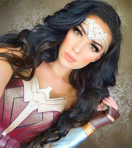 How to Draw A Halloween Girl 10 Halloween Wonder Woman Makeup Sucht Madchen 2019