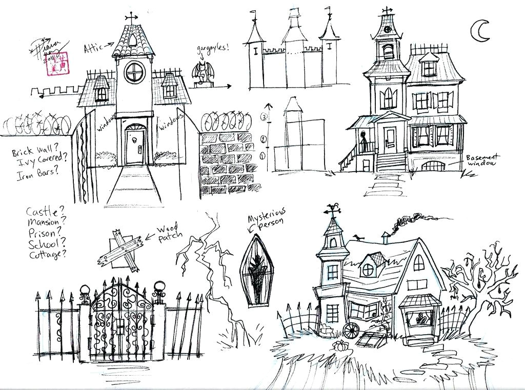 haunted house drawing 13 jpg