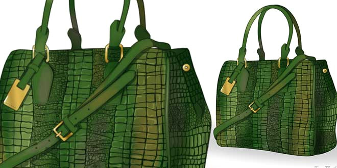 how to draw crocodile skin bag cover jpg