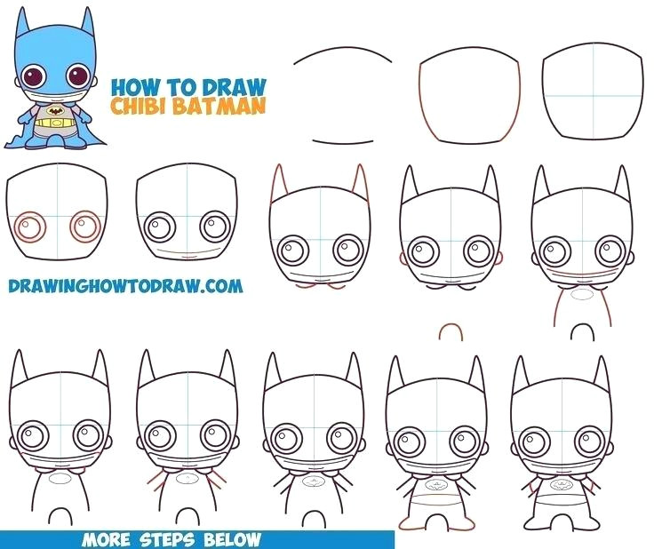 chibi drawing step by step a step by step drawing cartoons or how to draw cute batman from dc how to draw cute chibi characters step by step jpg