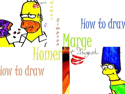 how to draw homer simpson and ei8z m jpg