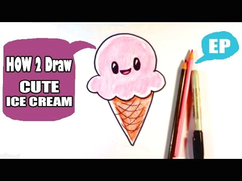 how to draw a cute ice cream cone gbpq o jpg