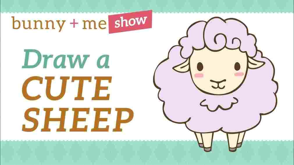 easy cute drawings od sheep drawing tutorial how to draw a youtuberhyoutubecom images for ue lamb clip art lambs pinterest rhpinterestcom images cute drawings od jpg