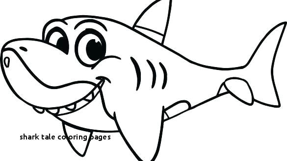 elegant coloring pages shark easy 2