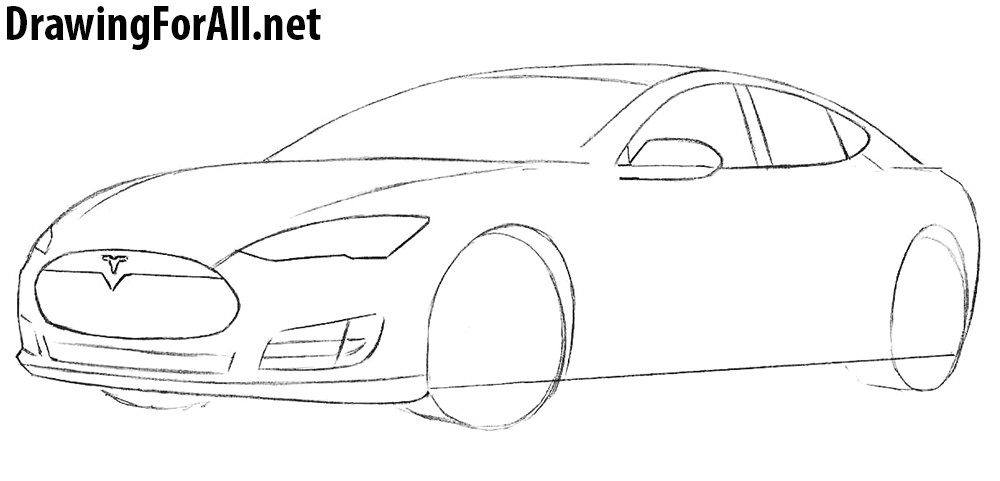 5 tesla model s drawing lesson jpg