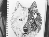 2 Wolves Drawing 20 Best Two Wolves Tattoo Images Wolf Drawings Drawings Tattoos