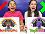 3 Marker Challenge Drawings Easy 3 Marker Challenge toys andme Youtube
