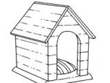 3d Drawing Dog House 28 Best Dog House Coloring Page Images In 2019