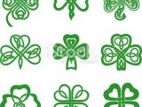 4 Leaf Clover Drawing Easy Collection Of Celtic Knot Shamrocks Including Three and Four Leaf