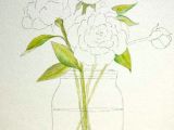 8 March Flowers Drawing Peony Patterns Diy Projects Watercolor Painting Drawings