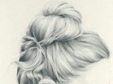 A Drawing Of A Girl with A Bun soft Messy Bun Tumblr Pinterest Drawings Illustration E