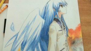 Angel Anime Drawings Angel Beats Angel Awesome Drawing whoever Drew This I