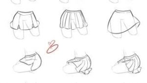Anime Skirt Drawing Skirt Folds Drawings Art Drawings Sketches