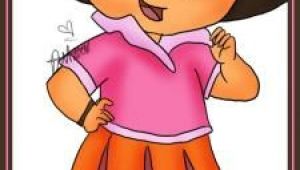 Cartoon Drawing Dora 16 Best Keep Your Kids Busy with Simple Cartoon Drawings Images