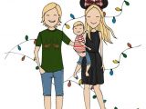 Cartoon Drawing Family Portrait Reserved for Magda Family Portrait In 2019 Art Pinterest