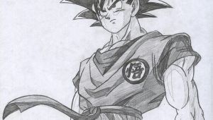 Cartoon Drawing Goku Goku Drawings Pencil Pic 23 Drawing and Coloring for Kids