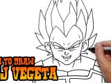 Cartoon Drawing Kaise Banate Hain How to Draw Ssj Vegeta Dragon Ball Z Video Lesson Youtube