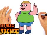 Cartoon Drawing Name How to Draw Clarence Clarence Show Youtube