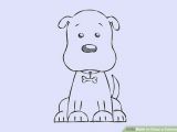 Cartoon Drawing Of A Dog Face 6 Easy Ways to Draw A Cartoon Dog with Pictures Wikihow