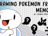 Cartoon Drawing Pokemon Drawing Pokemon From Memory W Jaiden Animations Youtube