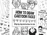 Cartoon Drawing Worksheet How to Draw Cartoon Characters Kids Crafts Drawings Cartoon