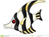 Cartoon Drawing Zebra Cartoon Aquarium Angel Fish Stock Vector Illustration Of Zebra