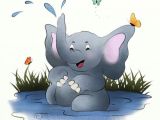 Cartoon Jungle Drawing Elephant Childrens Art Jungle Animal Nursery by Naturesheavenlyart