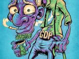 Cartoon Key Drawing Grand Daddy Purps Marijuana We Spliff D