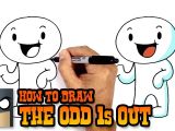 Cartoons Drawing with Color How to Draw and Color the Odd 1s Out Youtube