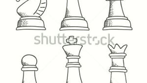 Chess Pieces Drawing Easy Pin On Drawing