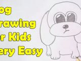 Child Drawing Things Upside Down How to Draw A Dog for Kids Youtube