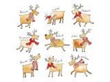 Christmas Animal Drawings the Almanac Gallery Rudolph S Gallery Christmas Cards Pack