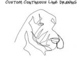 Continuous Line Drawing Of A Dog 14 Best My Continuous Line Drawings Images Continuous Line Drawing