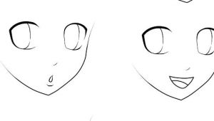 Cool Easy Anime Drawings Basic Anime Expressions Drawing Anime Bodies Cartoon