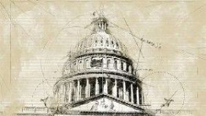 Courthouse Drawing Easy Arch Sketch Photoshop Action 19822932