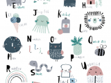Cute Drawing Letters Alphabet Poster New Bb Pinterest Illustration Cute