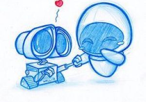 Cute Drawing On Tumblr Blue Doodle 7 Wall E Art Drawings Art Disney Drawings