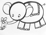 Cute Drawings Easy Elephant Learn How to Draw Easy In This Drawing You Can Learn to Draw the