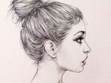 Cute Girl Hair Drawing Pin On Portraits