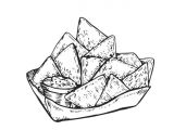 Cute Nacho Drawing Royalty Free Nacho Chip Clip Art Vector Images Illustrations istock
