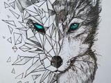 D.o Wolf Drawing Have to Do Paint and Brushes In 2019 Drawings Art Geometric