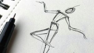 Dance Drawing Easy Pin by Paige On to Draw In 2019 Drawings Dancer Drawing