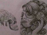 Dead Girl Drawing My original Day Of the Dead Girl Sketchy Day Of the Dead